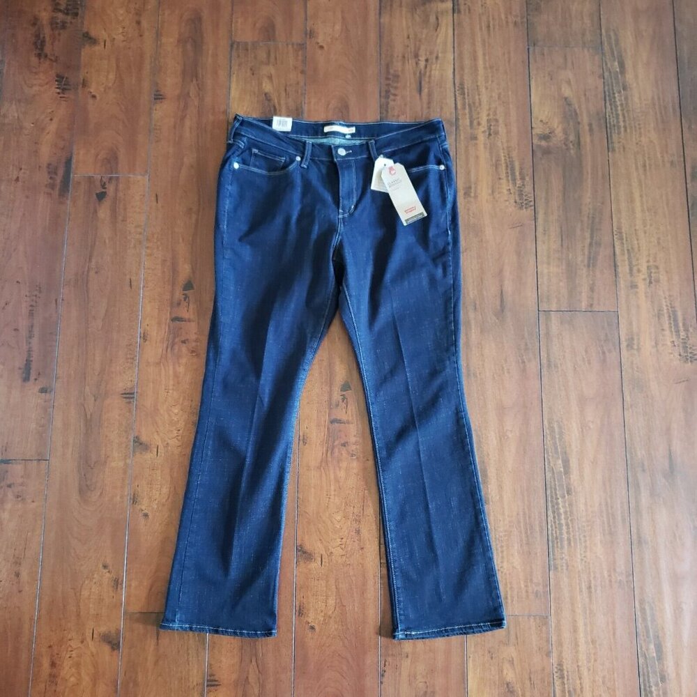 Levi's 415 Classic Boot Cut Sculpt Hypersoft Women Stretch Denim Jeans Size 16W - Picture 3 of 16